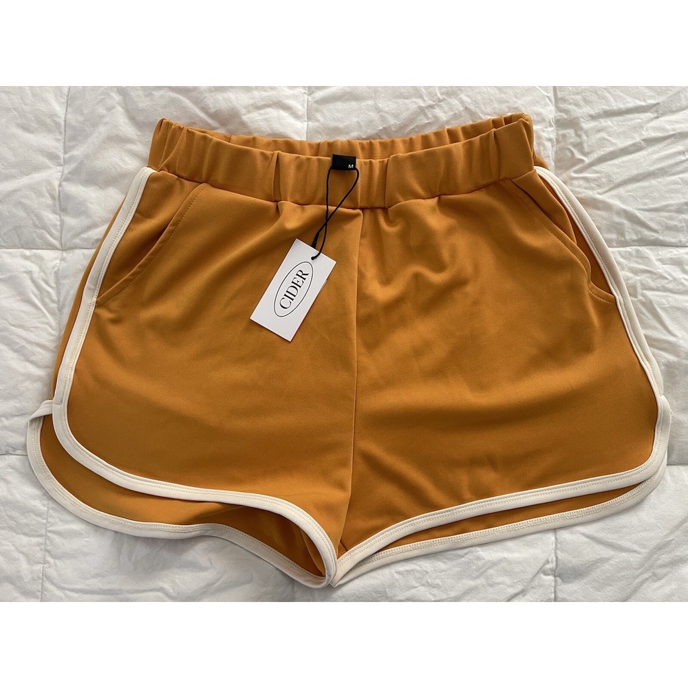 CIDER Orange Shorts Brand New w/ Tags Size M NWT - Picture 1 of 6